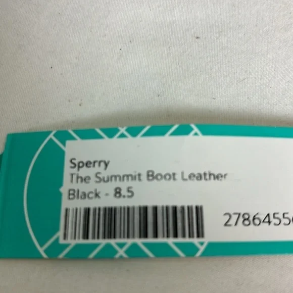 NWOB Sperry Summit Womens Black Waterproof Suede Lace Up Lug Sole Rain Boot 8.5 - Picture 8 of 8